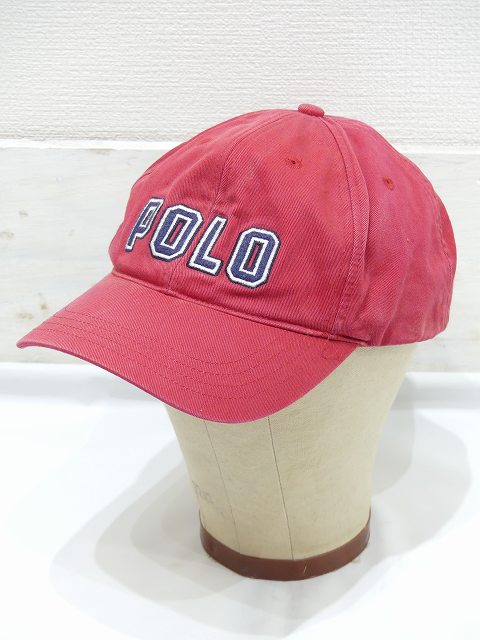 90s Polo Ralph Lauren ポロ ラルフローレン ビッグ ロゴ 6パネル 