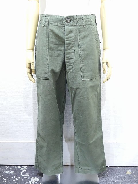 70s US ARMY UTILITY PANTS ベイカーパンツ ミリタリー-