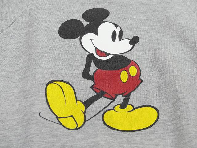 Disney ディズニー  USA製  80's  スウェット  ミッキー  黒