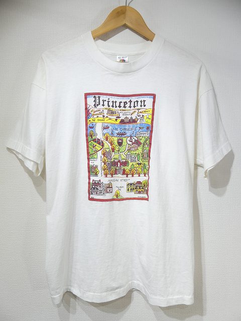 USA製 90s Princeton スーベニア 風景 絵画 プリント Tシャツ - Chago ...