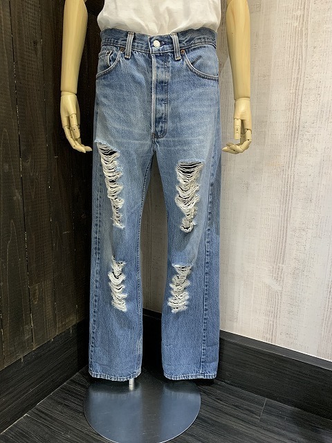 Levi’s リーバイス501 クラッシュデニムW32 L32