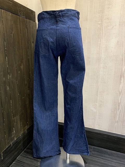 90s vintage something back stitch フレアパンツ