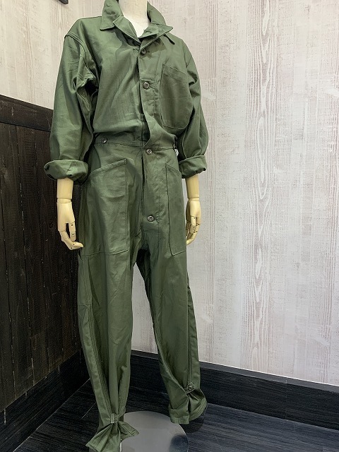 DEADSTOCK 未使用 80s ビンテージ US ARMY ミリタリー ジャンプスーツ ...