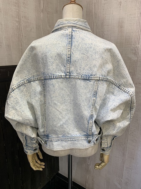 80's 90's ビンテージ古着 デザインジャケット ケミカルデニム