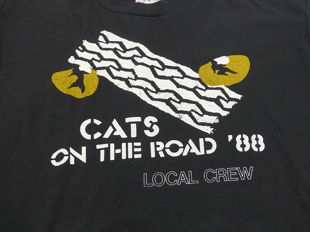 9,594円【1549】CATS キャッツ Tシャツ 80年代 ヴィンテージ ミュージカル