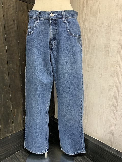 古着屋twinkle00s リーバイス シルバータブ 極太 Baggy ブラックデニム W32