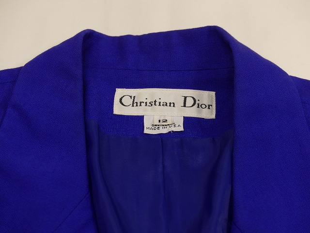 USA製 80s ビンテージ Christian Dior クリスチャン ディオール