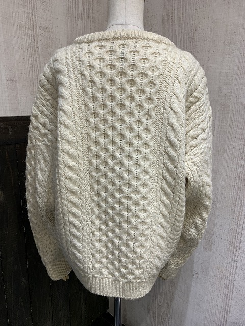 80s 90s フィッシャーマンニット aran islands ネット売り出し