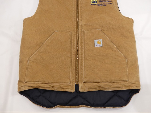 USA製 90s Carhartt ARCTIC QUILT LINED DUCK VEST カーハート