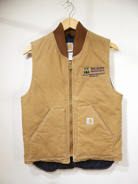 USA製 90s Carhartt ARCTIC QUILT LINED DUCK VEST カーハート