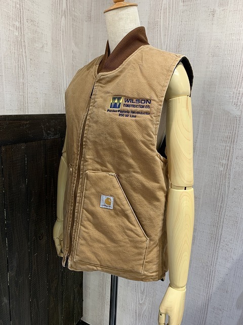 VINTAGE  USA製　90s Carhartt Duck Vest