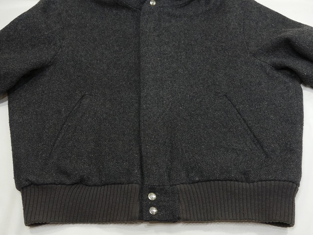 USA製 70s 80s ビンテージ Woolrich リブ付き スタンドカラー ウール