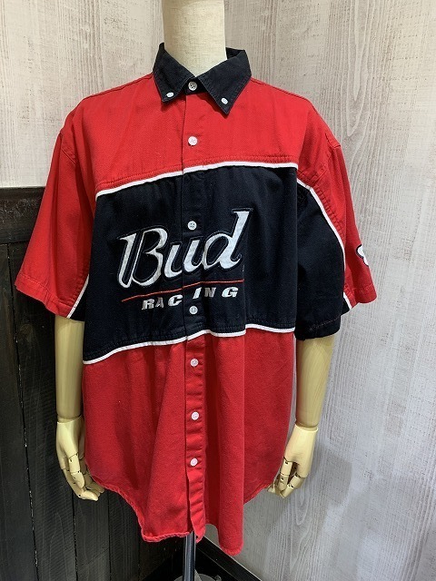 ニッサン・638 Budweiser 半袖シャツ 90s | academiadevendasmb.com.br