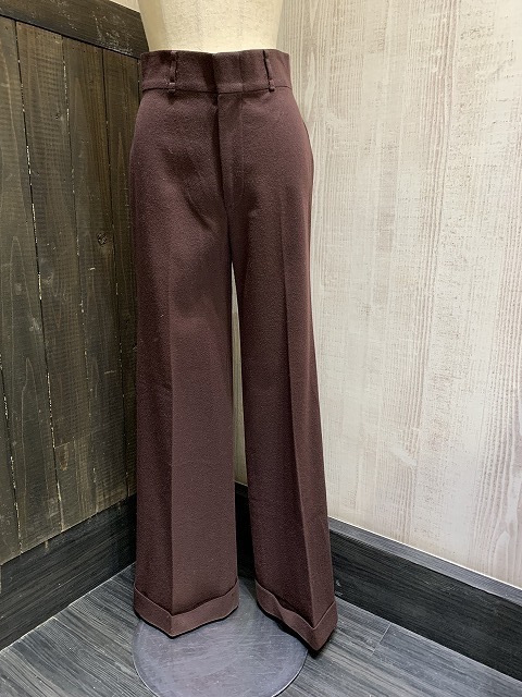 70's vintage SLACKS ビンテージ　スラックス　ワイドフレア