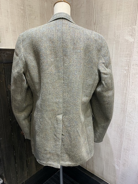 USA製 60s 70s ビンテージ CLIPPER SHOP Harris Tweed ハリス ツイード ...