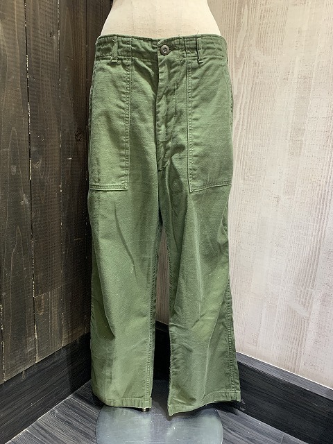 8,500円OG107 1970s USArmy Cotton Baker Pants